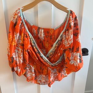 Free People Floral Top